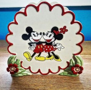 Disney Lenox Mickey & Minnie Mouse Napkin Holder